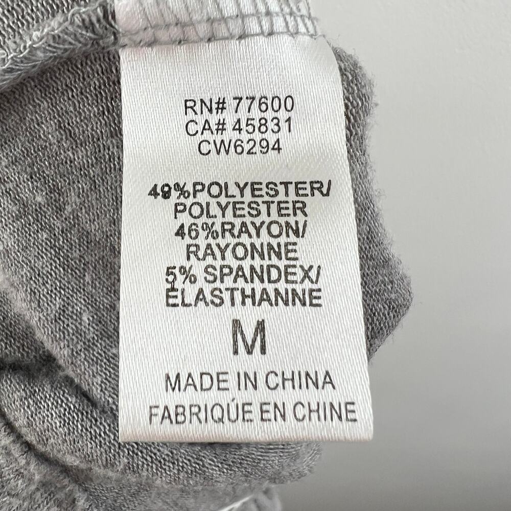 Chaser Gray Elastic Drawstring Waist Pull On Casu… - image 6